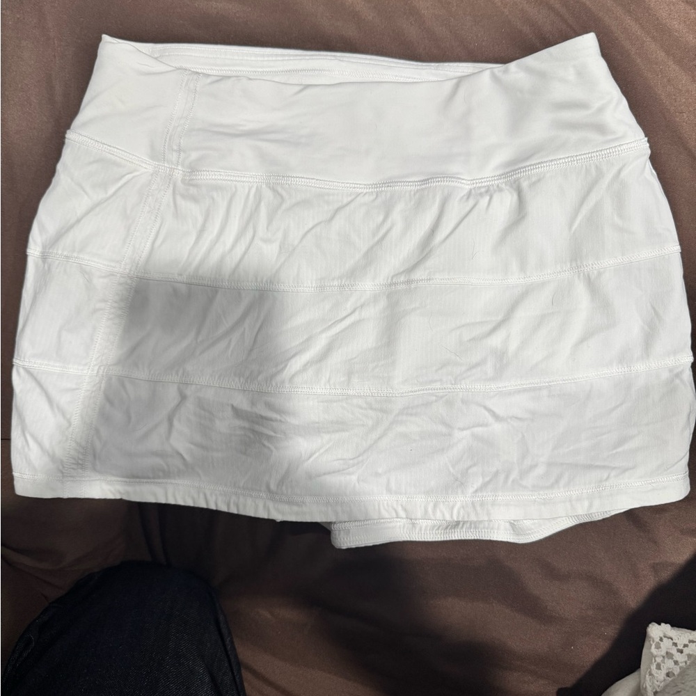 LULULEMON WHITE PACE RIVAL SKIRT - Picture 2 of 5